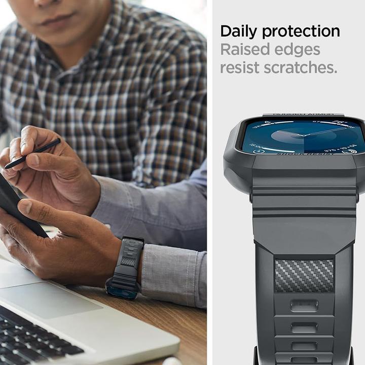 Produktbild Spigen Apple Watch 9/SE RugArm Pro DkGr