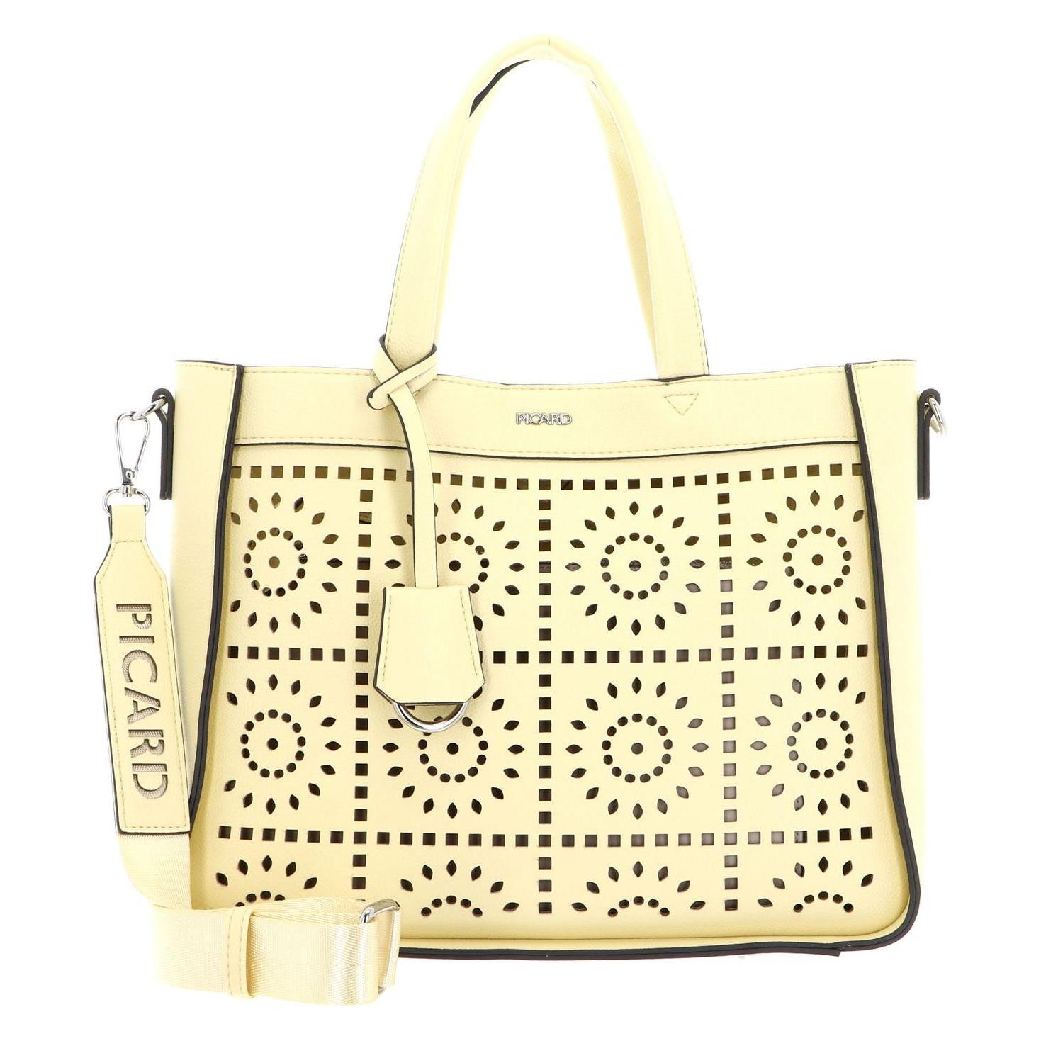 Picard, Damen, Tasche, Shopper Madeira, Gelb, (21 l)