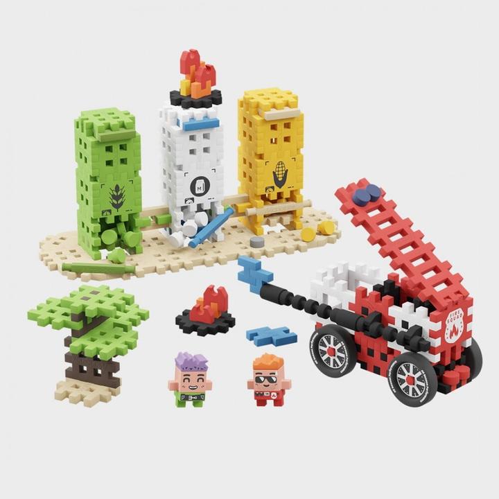Actual product image No Name Bricks Waffles Mini Firefighter Action148el 06286