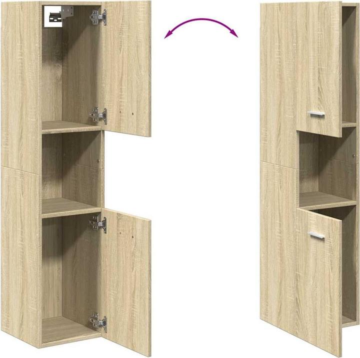 Immagine prodotto vidaXL Badezimmerschrank (30 x 30 x 130 cm)