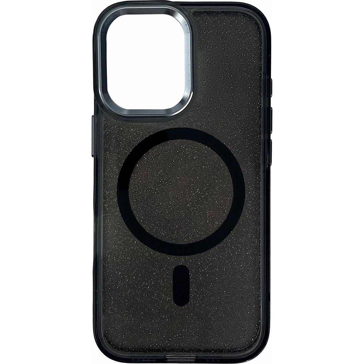 Hurtel Glitter Case MagSafe Kompatibel für iPhone 17 - Schwarz (Apple iPhone 17), Cover smartphone, Nero