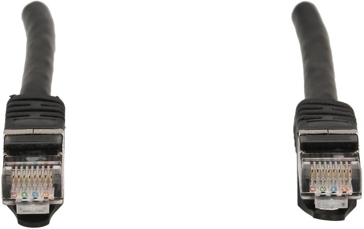 Actual product image Schwaiger CKB6010 053 Network cable 1 m Cat6 SF/UTP (S-FTP) Black (SF/UTP, CAT6, 1 m)