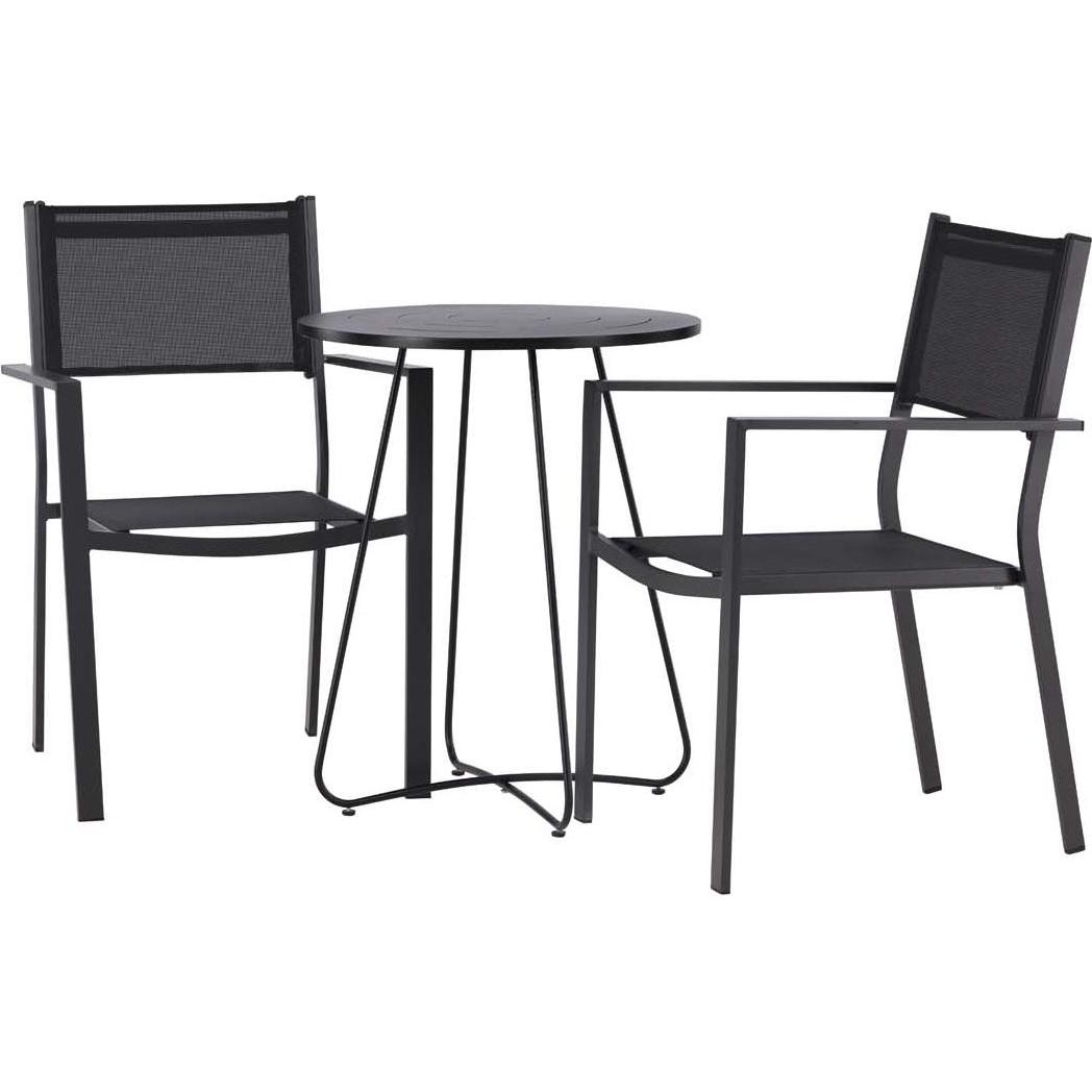 Ebuy24, Gartentisch + Balkontisch, Gartenset Bacong 3-teilig (60 cm)