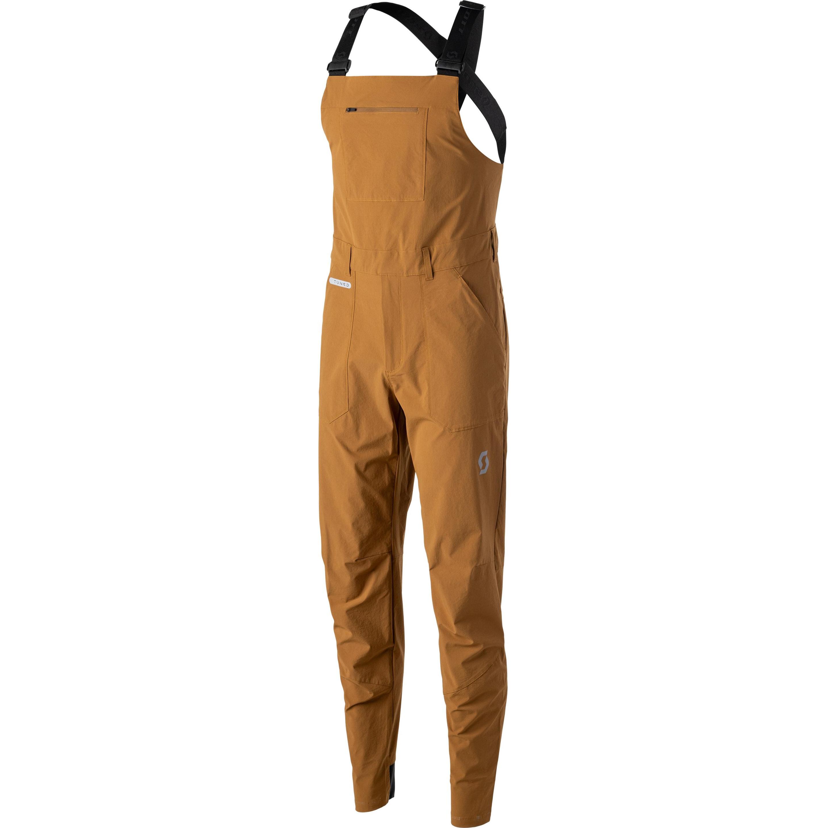 Scott Sports, Herren, Velohosen, Bib Pants Trail Tuned (L), Braun, L