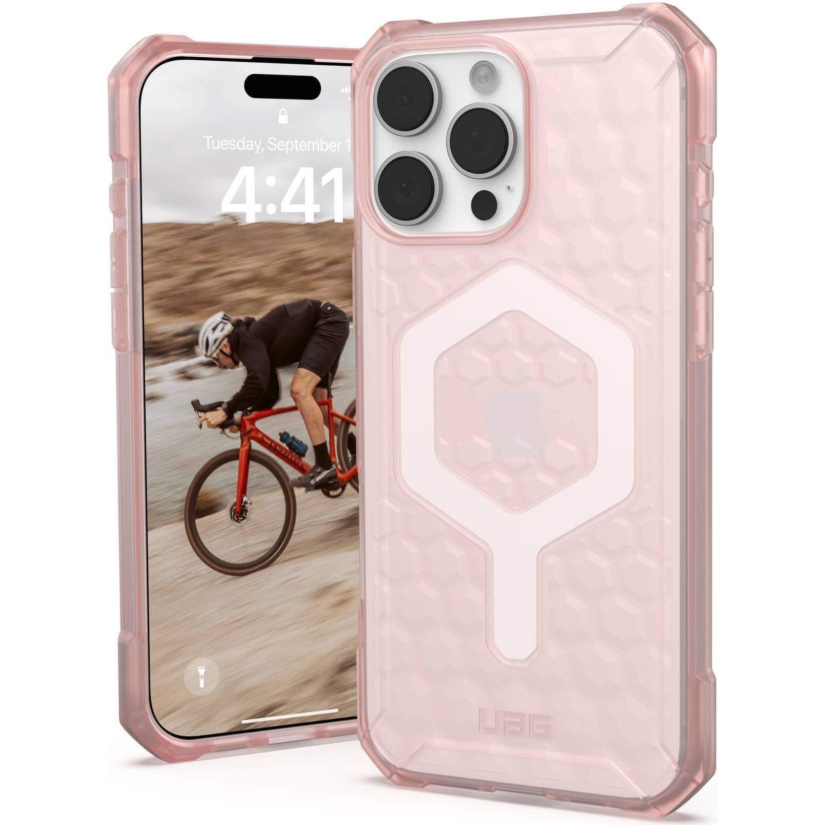UAG Urban Armor Gear Essential Armor MagSafe Case (Apple iPhone 16 Pro Max), Smartphone Hülle, Rosa