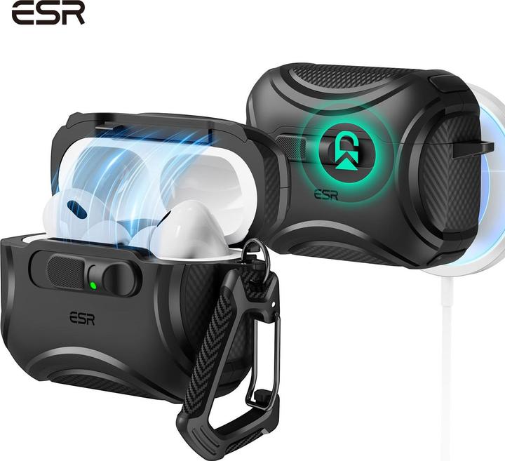 Actual product image ESR Cyber FlickLock HaloLock AirPods Pro 3 (Charging case cover)