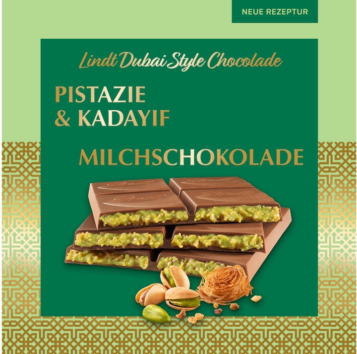 Actual product image Lindt Dubai Style Chocolate (145 g)