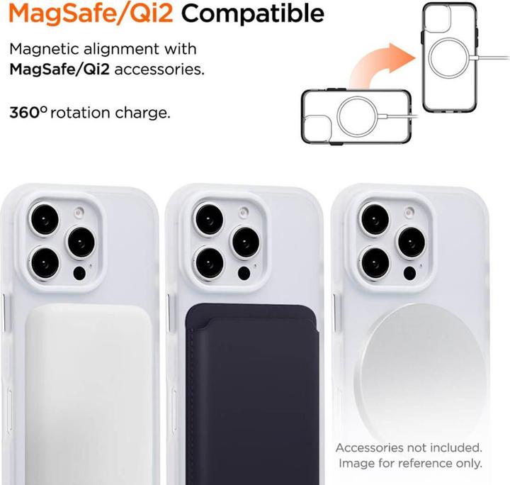 Immagine prodotto Eiger 3m Ultra-Protection Magsafe-Case GRS Blizzard Magsafe Case GRS White (Apple iPhone 16 Pro)