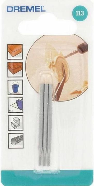 Actual product image Dremel Engraving knife Ø 1.6 mm (3 pieces)