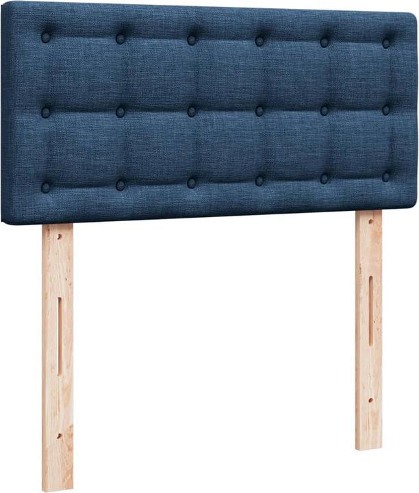 Produktbild vidaXL Bo x springbett mit Matratze 90 x 200 cm Stoff (90 x 200 cm)