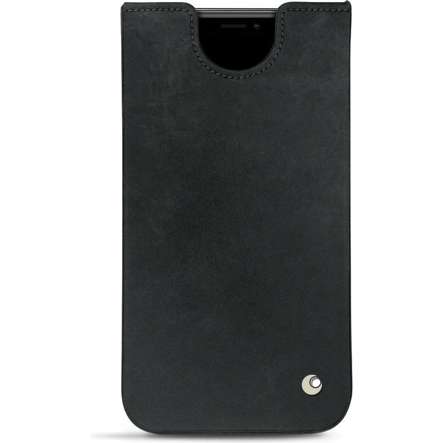 Noreve Lederschutzhülle (Apple iPhone 11 Pro), Smartphone Hülle, Schwarz