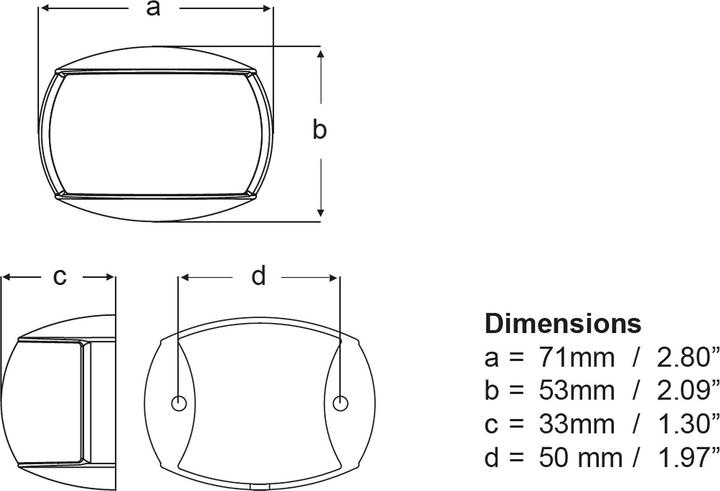 Produktbild Hella NaviLED Deck Mount. 2mn