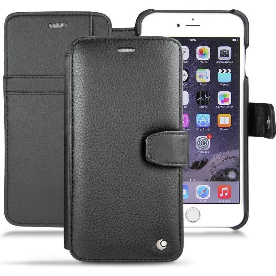 Noreve Lederschutzhülle Wallet (Apple iPhone 6), Smartphone Hülle, Schwarz