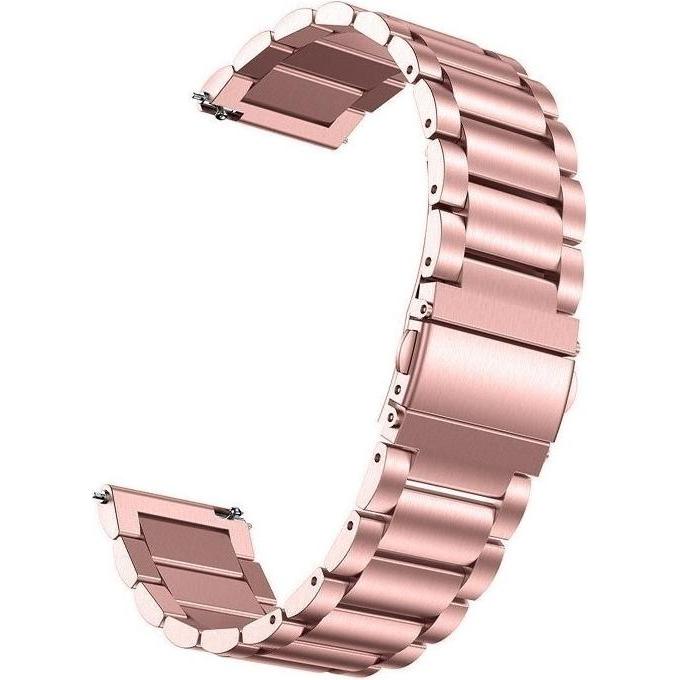 Thumbnail - Strap-it Stahlarmband (22 mm, Edelstahl), Uhrenarmband, Rosa