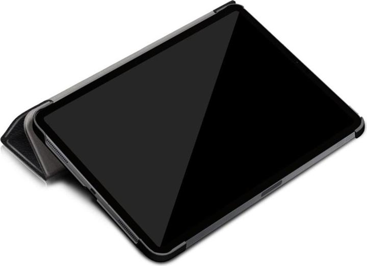 Actual product image Deltalabs iPad Air 11"/10.9" 2025/2022 Leder Tasche Smart Cover Hülle, Schwarz (iPad Air 11 2024 (M2))