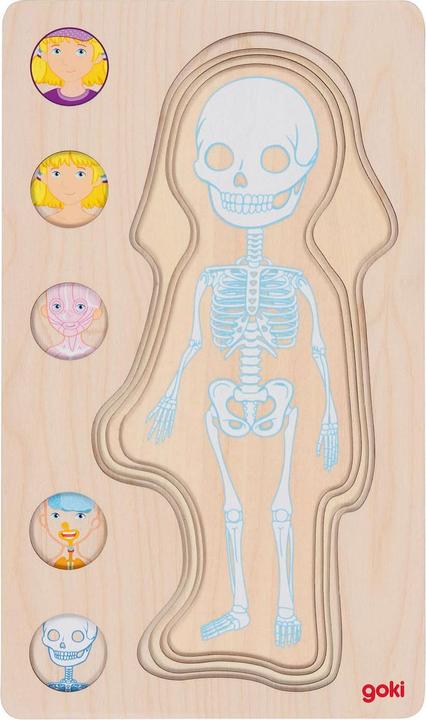 Produktbild Goki Schichtenpuzzle Mädchen (29 Teile)