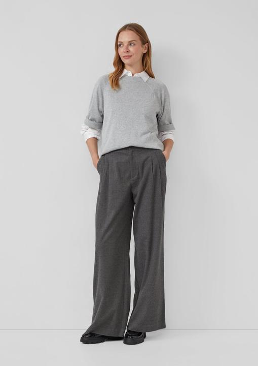 Produktbild s.Oliver Strickpullover Leichter Kurzarm-Strickpullover (34)