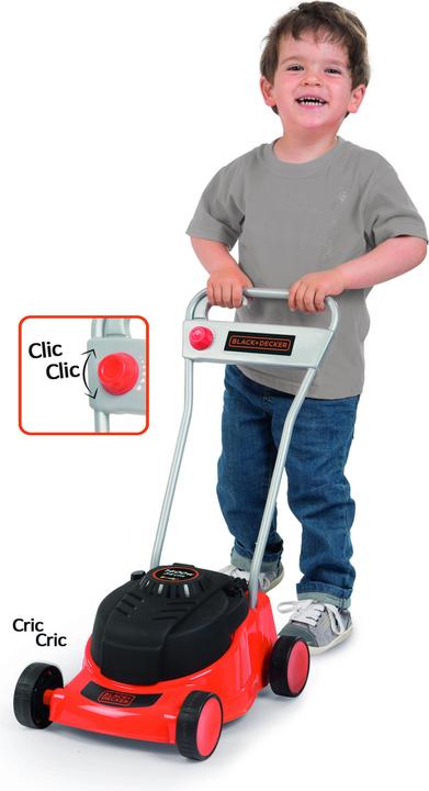Actual product image Smoby Black & Decker lawn mower