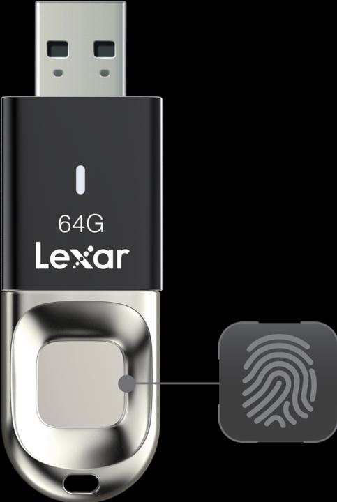 Produktbild Lexar JumpDrive Fingerprint F35 (64 GB, USB-A)