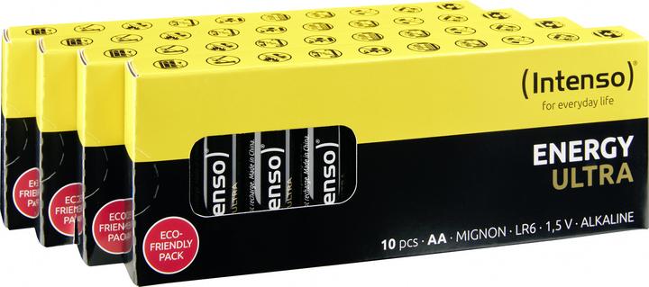 Image du produit Intenso Énergie Ultra (40 pcs, AA / LR6 / LR06 / Mignon / R6 / R14505, 2600 mAh)