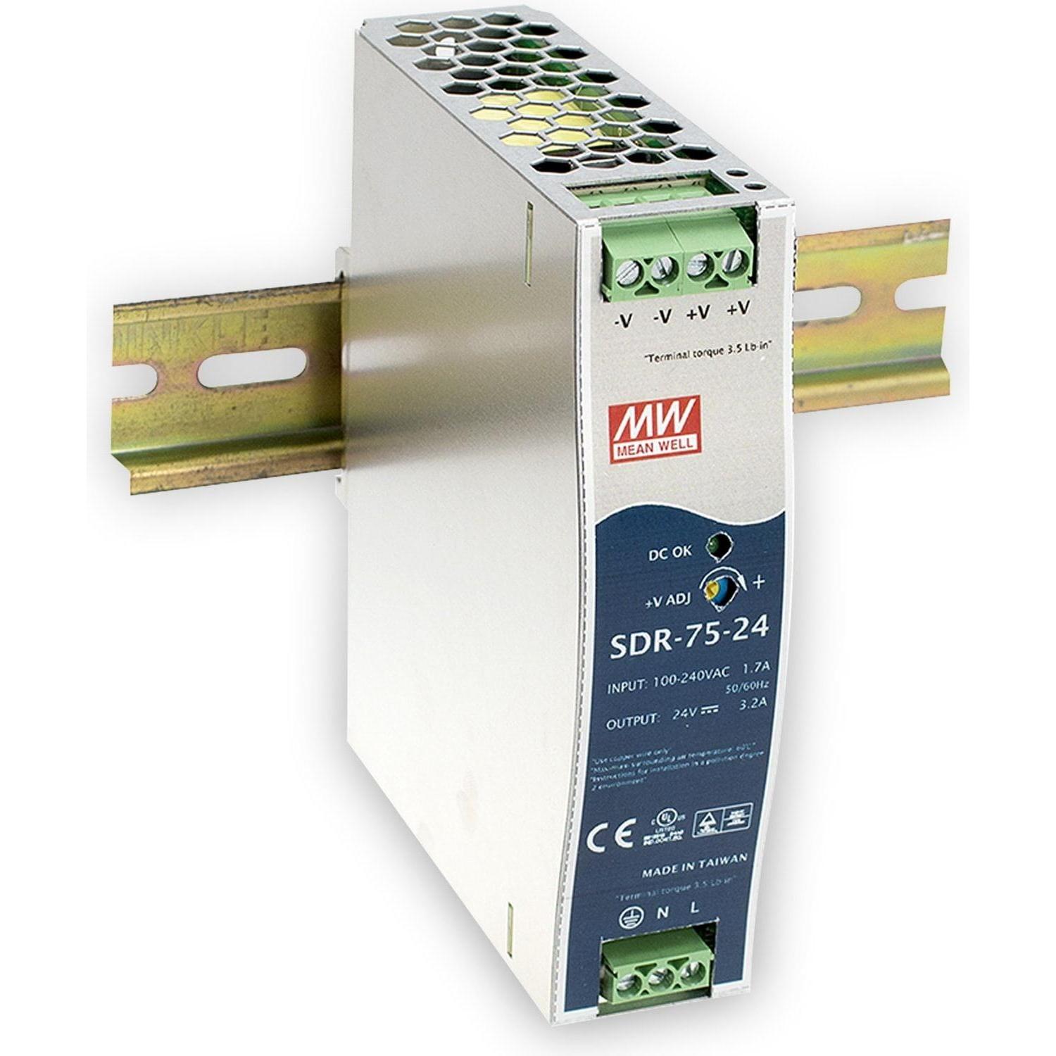 MeanWell, Systemstromversorgung, HutschienenNetzteil (DINRail)