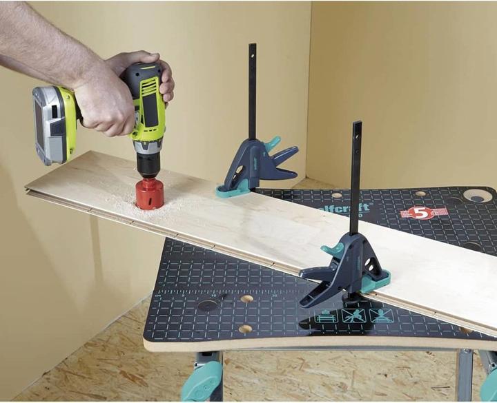 Actual product image wolfcraft PRO 65-150-W Work Table Clamp (120 mm)
