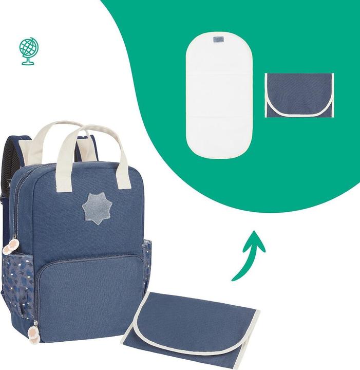 Actual product image Badabulle Changing backpack