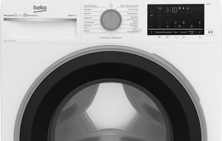 Produktbild Beko WaMA B3WFU57413W1 A wh (7 kg, Links)
