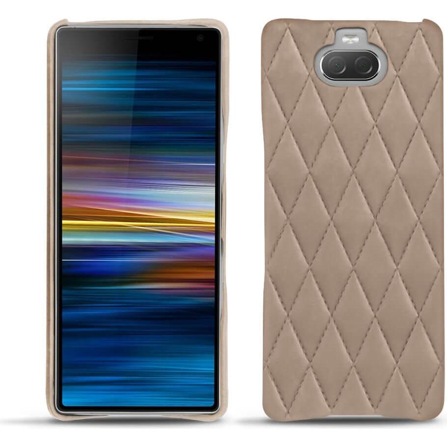 Thumbnail - Noreve Lederschutzhülle (Sony Xperia 10 Plus), Smartphone Hülle, Beige