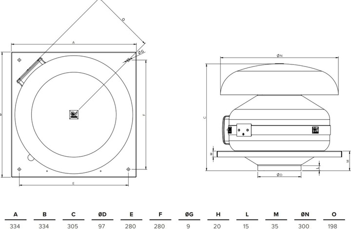 Actual product image Vortice CA 100 MD E RF