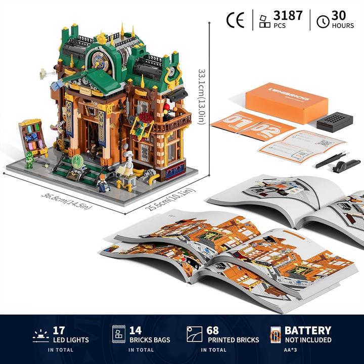 Produktbild Lumibricks Steampunk Time Rift Library (11012)