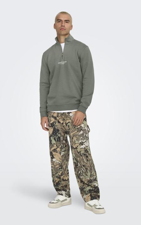 Produktbild Only & Sons Onscurated Reg Half Zip Sweat Noos (M)