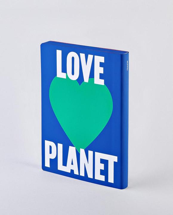 Actual product image Nuuna Graphic L, Planet Love (22 x 16.5 cm, Dotted, Soft cover)