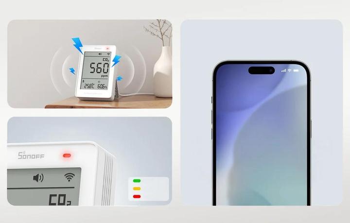 Actual product image Sonoff AirGuard CO2