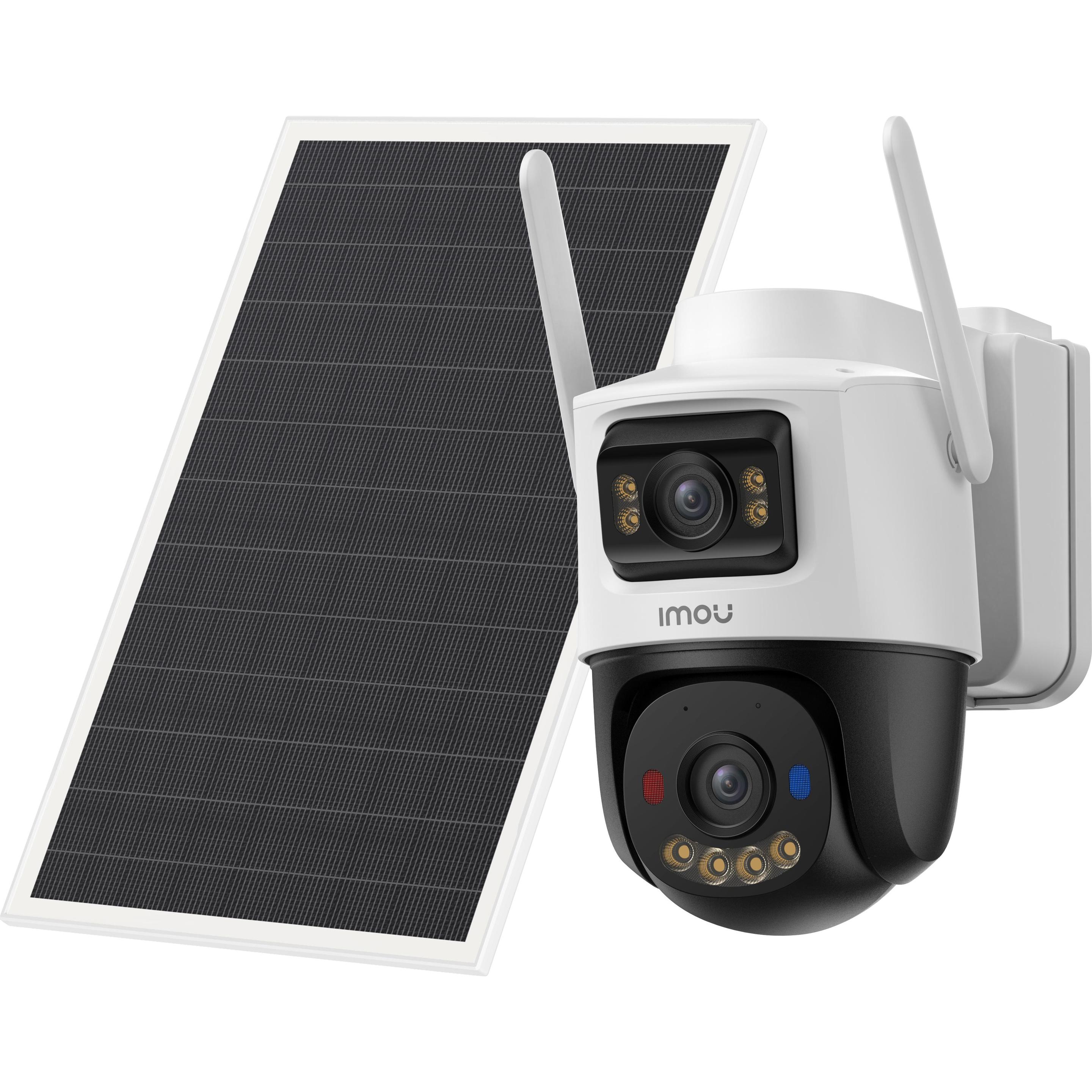 Imou Überwachungskamera AOV Dual Kit, mit Solarpanel, aussen, weiss, Telecamera di rete, Nero, Bianco