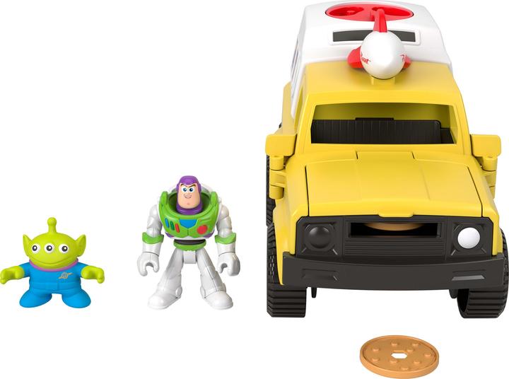 Produktbild Fisher-Price Imaginext Disney Pixar Toy Story Pizza Planet truxk + Buzz Lightyear and Alien figures