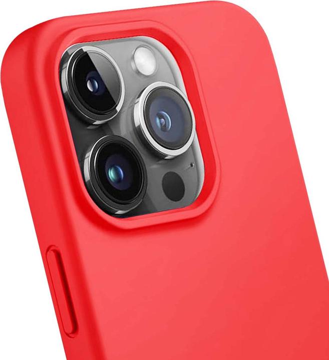 Actual product image Jaym Premium silicone case, Red Series (Apple iPhone 14)