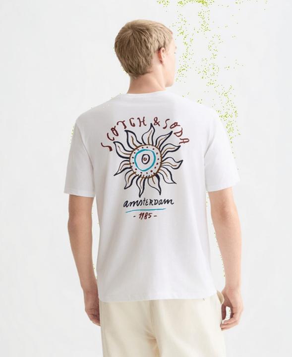 Actual product image Scotch & Soda Front And Back Artwork Regularfit Tshirt (M)