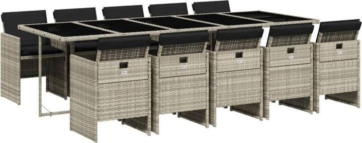 Produktbild vidaXL Garten Essgruppe (275 x 106 x 73 cm)