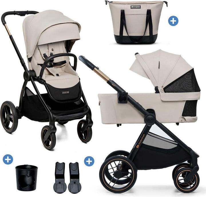 KinderKraft Kinderwagen 2in1 NEA 2 Soft Beige