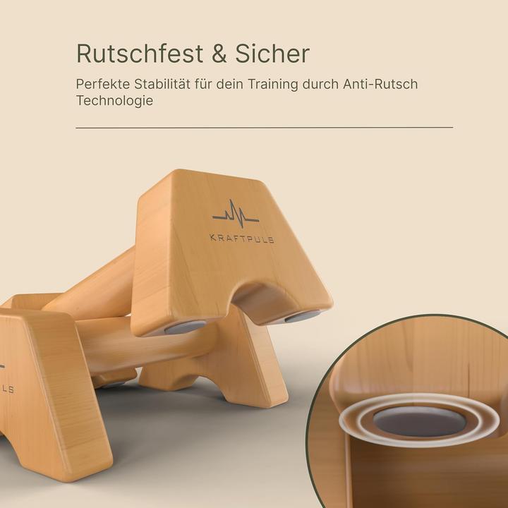 Produktbild Kraftpuls Rutschfeste Liegestütz- und Handstandgriffe