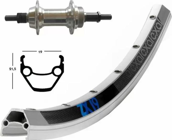 Actual product image Exal 36L (Rear wheel, 28")