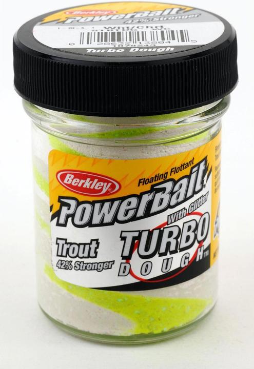 Immagine prodotto Berkley Powerbait Glitter Turbo Dough WhiteChartreuse