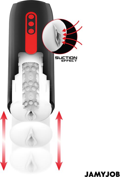 Image du produit Jamyjob Masturbateur Vaginal Automatique Phantom 5 Modes D'Aspiration Et De Poussée