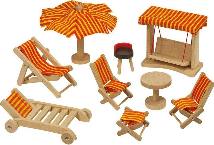 Goki Gartenmöbel Puppenhaus