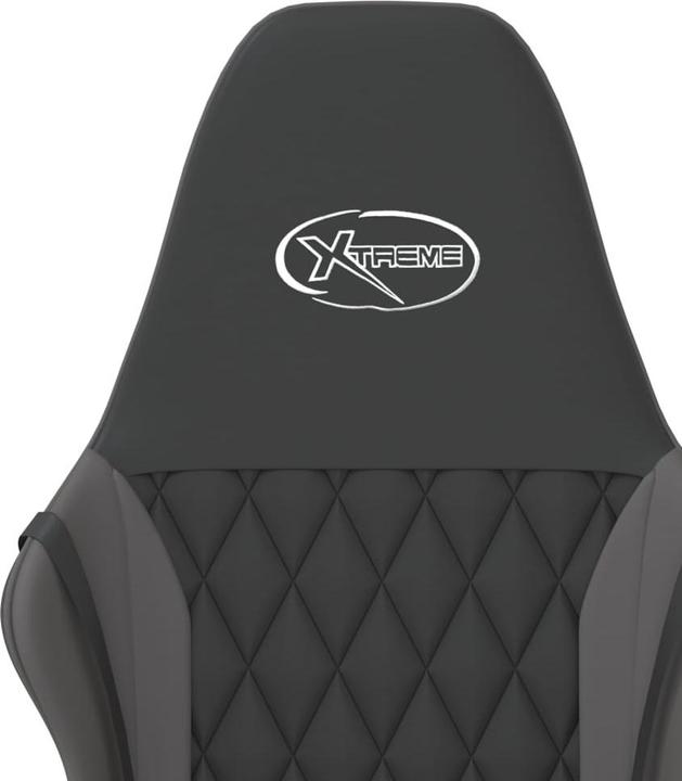 Image du produit vidaXL Gaming-Stuhl Schwarz und Grau Kunstleder,Farbe: Schwarz