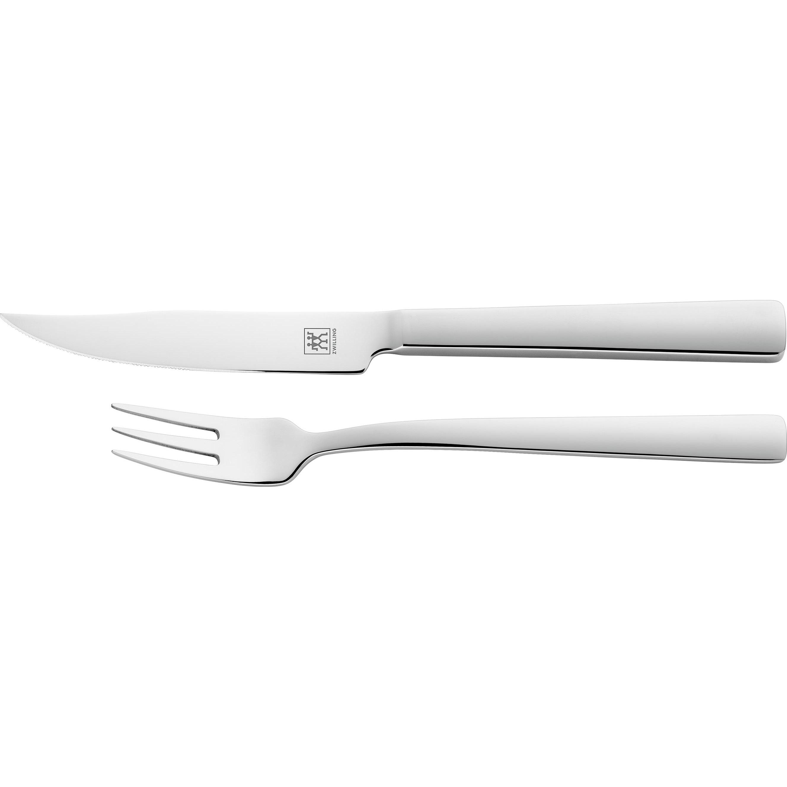 Zwilling 07150-259-0 2-teilig Steakbesteck Edehlstahl (1 Stück, Messer, Gabel) (07150-259-0)