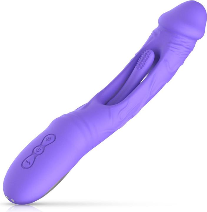 Image du produit Good Vibes Only Flax - Godemiché vibrant avec stimulateur du point G