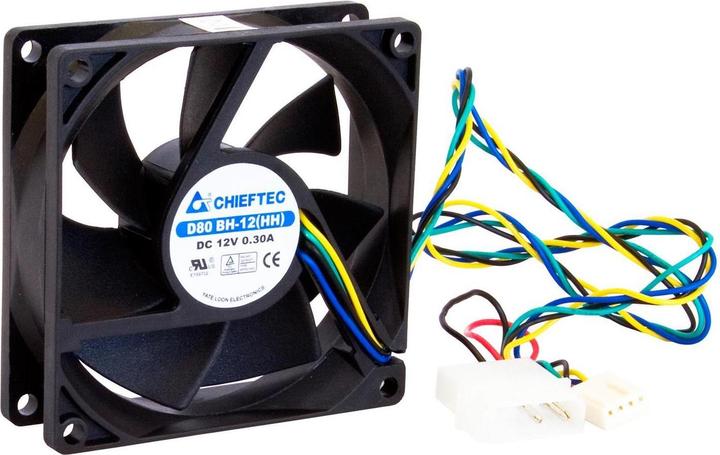 Actual product image Chieftec Case fan Chiftec (80 mm, 1 x)