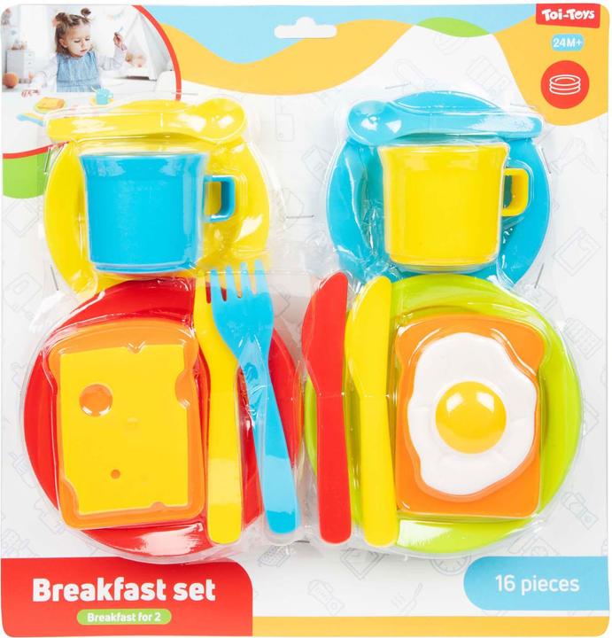 Produktbild Toi-Toys Home Food Frühstücks-Set, 16-tlg.